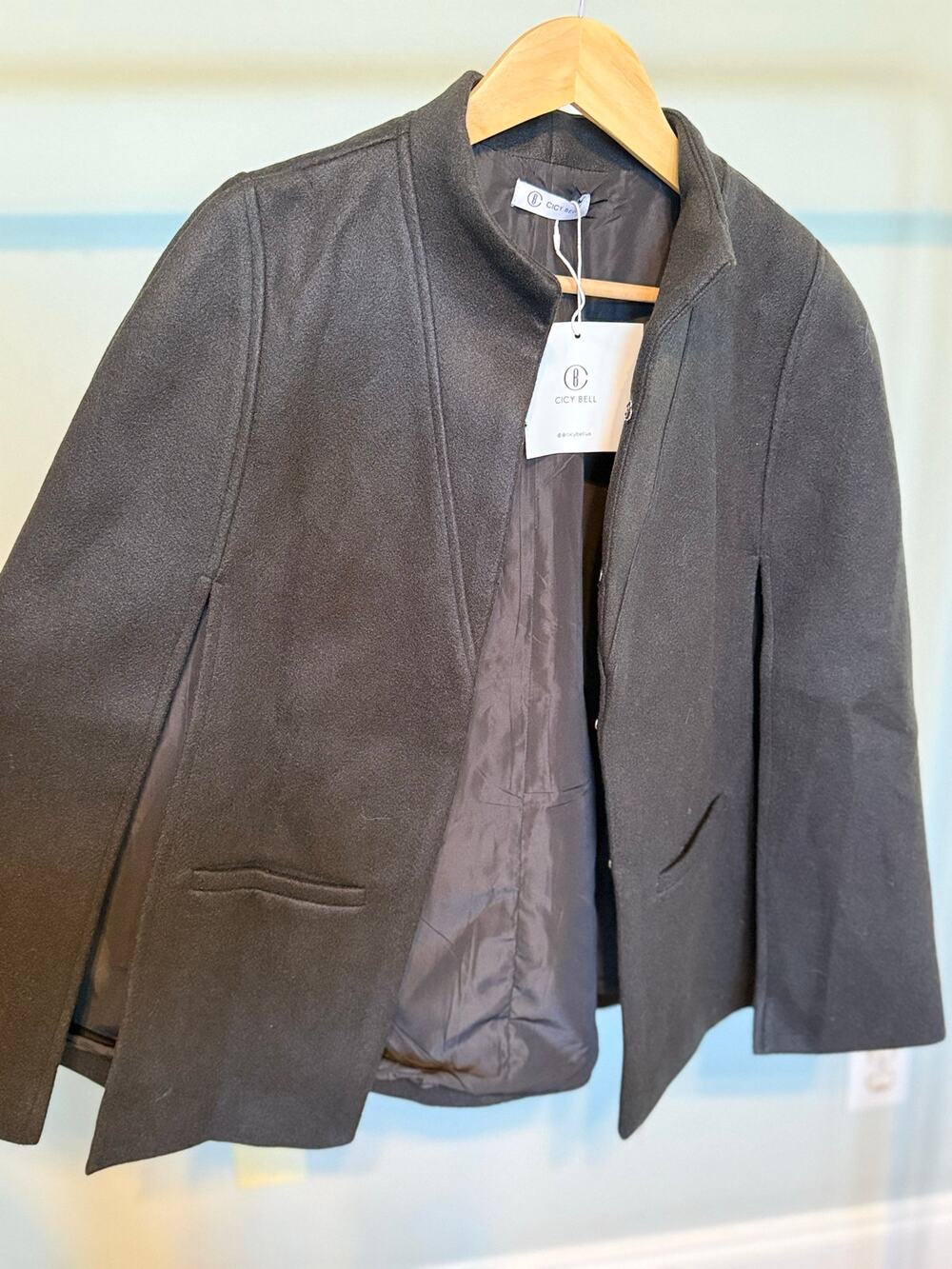 Cicy Bell Black Tailored Blazer Jacket NWT